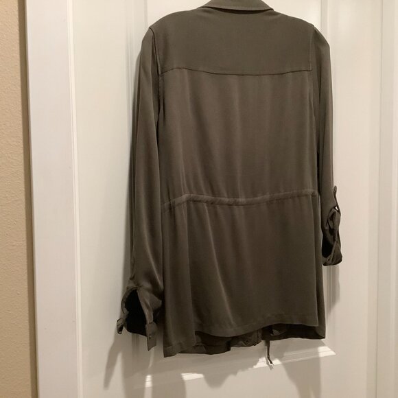 Military Style Bar III Jacket, olive green, size XS - Picture 6 of 7